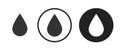 Water icon. web icon set . Royalty Free Stock Photo