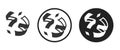 Ribbon Icon . web icon set . icons collection. Simple illustration. Royalty Free Stock Photo