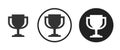 Trophy Icon . web icon set . icons collection. Simple illustration. Royalty Free Stock Photo