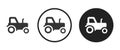 Tractor icon . web icon set .