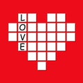 Crossword from the heart. Unravel the love.