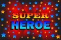 Super heroe abstract background