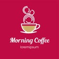 Morning Coffee logo, icon, or symbol template design