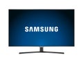 Samsung logo on a tv screen, vector illustration Royalty Free Stock Photo