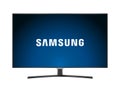 Samsung logo on a tv screen, vector illustration