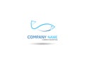 Creative Vector Fish Logo Template - Fishing Logotype Design