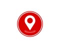 Vector Prohibited Location Map Pin Icon Position no GPS Location Icon hide Locator sign Pin Map Icon