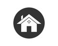 Vector Illustration of House Icon Home Logo Template Design Flat Real Estate Icon Property Template Home sign House symbol