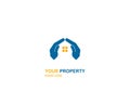 Creative Real Estate House Logo Template Design - Estate Company Logo Icon - Construction Company House Logo Design