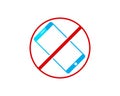 Off Mobile Phone Sign Switch Off Phone Icon No Phone Allowed Mobile Warning Symbol