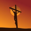 Good friday background images. Religion vector illustration.