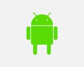 Android logo icon design fresh Royalty Free Stock Photo