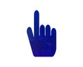 Vector Hand Click icon finger pointing out Royalty Free Stock Photo