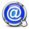 E-Mail button, Mail icon Royalty Free Stock Photo