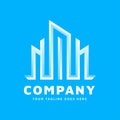 Real estate logo design Royalty Free Stock Photo