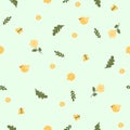 Cute lovely spring seamless vector pattren