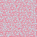 abstract simple seamless pattern many small dots spots on a contrasting background. Leopard background pink blue dots