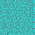 abstract simple seamless pattern many small dots spots on a contrasting background. Leopard background grey blue Royalty Free Stock Photo