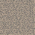 abstract simple seamless pattern many small dots spots on a contrasting background. Leopard background beige sand and grey dots Royalty Free Stock Photo