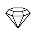 Icon Diamonds in a flat style..