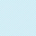 Pattern of white stars on light blue background, vector illustration Royalty Free Stock Photo