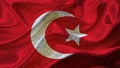 Turkey, Turkish Flag Wallpapers with Rough Texturizer Effect Royalty Free Stock Photo