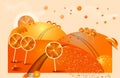 Orange mood. Citrus Kingdom Royalty Free Stock Photo