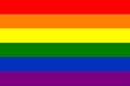 The LGBT pride flag or rainbow pride flag includes the flag of the lesbian, gay, bisexual, and transgender Royalty Free Stock Photo