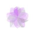 pink flower, tracery design vector illustration Royalty Free Stock Photo
