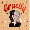 Cruella, girl creates fashion, fashion designer, girl designer, fashion movie dream