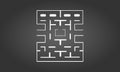 Pacman Old Game Map Vector Royalty Free Stock Photo