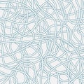 Abstract background with tangled lines - vector illustration. Royalty Free Stock Photo