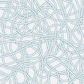 Abstract background with tangled lines - vector illustration. Royalty Free Stock Photo