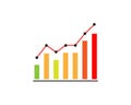 Result Up and down financial chart Template