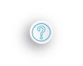 Question mark set of vector isolated icons Royalty Free Stock Photo