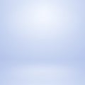 Gadient blue white Creative technological background. Inside an empty room Royalty Free Stock Photo