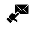 Vector flat Mail Message Contact Symbol Envelope template Email Icon