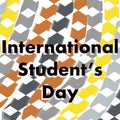 International student`s day,student,student,study,study,holidays during study,study holidays,student holidays,students,holidays fu Royalty Free Stock Photo