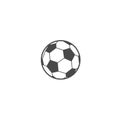 Football vector image transparent background Royalty Free Stock Photo