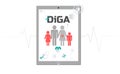 DiGA, The German Digital Healthcare Application Royalty Free Stock Photo