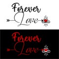 Typography Design For ValentineÃ¢â¬â¢s Day Royalty Free Stock Photo