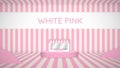 Wallpaper minimal background white and pink style