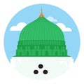 Flat color icon for Madinah.