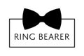 Ring Bearer sign Elegant Bow Tie Frame Ring Security Wedding party sign Wedding Outfit print