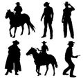 Cowboy Vector Silhouette Pack