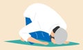 Muslim Doing Salah, Salat, Shalat, Sholaat