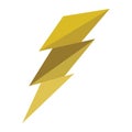 lightning color icon logo vector