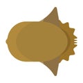 Fish mola mola color icon logo vector