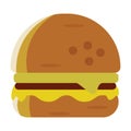 Burger logo vector Royalty Free Stock Photo