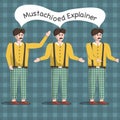 Mustachioed explainer man.